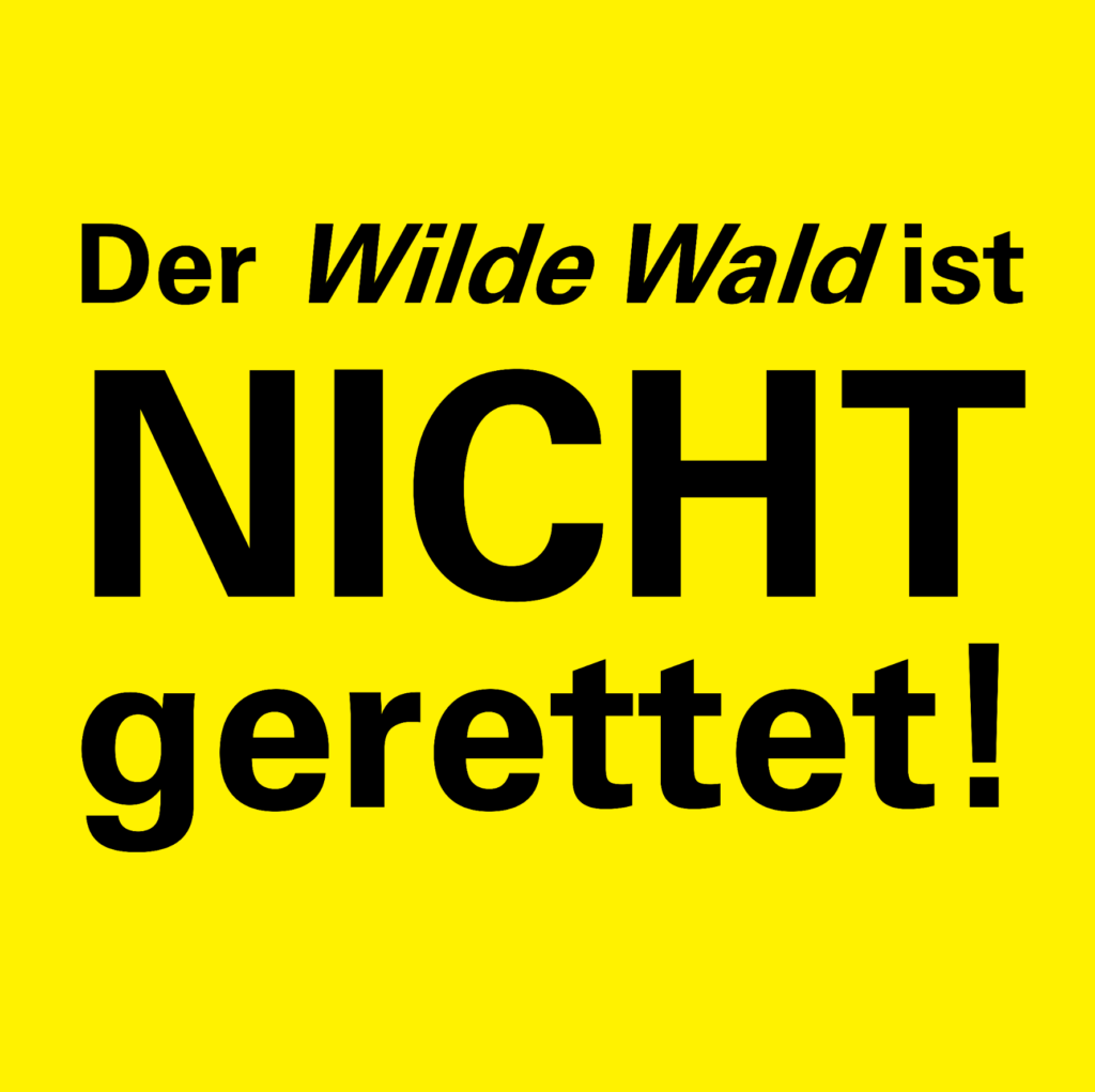 Der Wilde Wald ist NICHT gerettet!